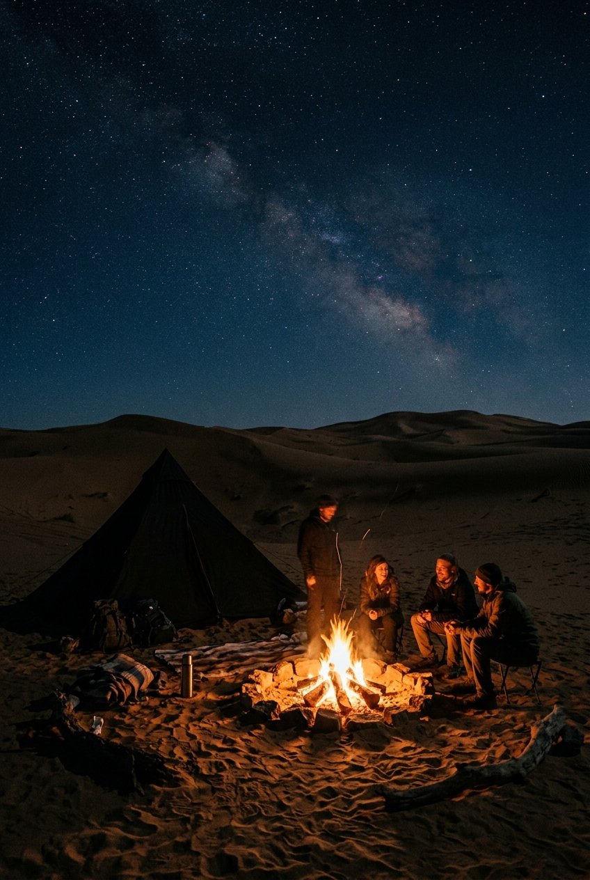 Raah — Original Music night desert campfire